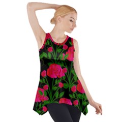 Roses At Night Side Drop Tank Tunic