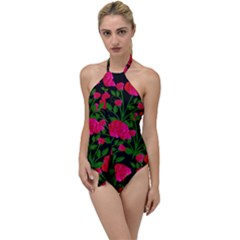 Roses At Night Go With The Flow One Piece Swimsuit