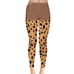 Officially Sexy Cheetah Print & Brown Booty Popper Leggings  by OfficiallySexy