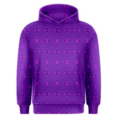 Bold Geometric Purple Circles Men s Overhead Hoodie