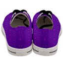 Bold Geometric Purple Circles Men s Low Top Canvas Sneakers View4