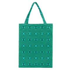 Modern Bold Geometric Green Circles Sm Classic Tote Bag by BrightVibesDesign