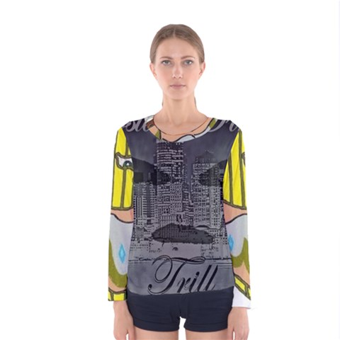 2451 Trill Cover Final Women s Long Sleeve Tee by RWTFSWIMWEAR