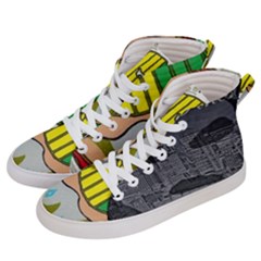 2451 Trill Cover Final Women s Hi-top Skate Sneakers by RWTFSWIMWEAR