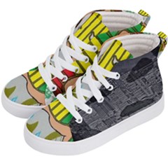 2451 Trill Cover Final Kid s Hi-top Skate Sneakers by RWTFSWIMWEAR