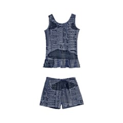 Trill Cover Final Kid s Boyleg Swimsuit