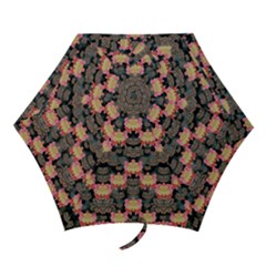 Heavy Metal Meets Power Of The Big Flower Mini Folding Umbrellas by pepitasart