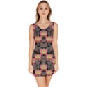 Heavy Metal Meets Power Of The Big Flower Bodycon Dress View1