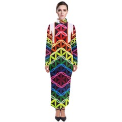 Hamsa Of God Turtleneck Maxi Dress by CruxMagic