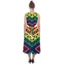 Hamsa of God Midi Tie-Back Chiffon Dress View2