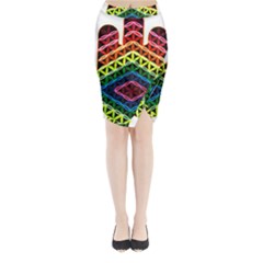 Hamsa Of God Midi Wrap Pencil Skirt by CruxMagic