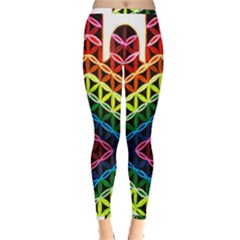 Hamsa Of God Inside Out Leggings by CruxMagic