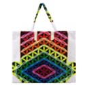 Hamsa Zipper Large Tote Bag View1