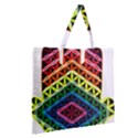 Hamsa Zipper Large Tote Bag View2