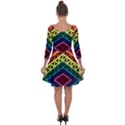 Hamsa Quarter Sleeve Skater Dress View2