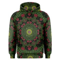 Sunshine Mandala In Rose Heaven Men s Overhead Hoodie by pepitasart