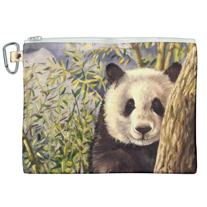 Panda Canvas Cosmetic Bag (XXL)