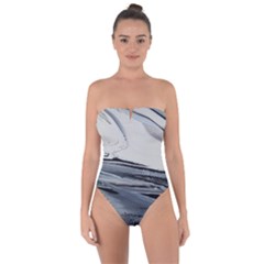 Space Drift Tie Back One Piece Swimsuit by WILLBIRDWELL