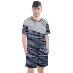 Space Drift Men s Mesh Tee And Shorts Set