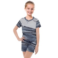 Space Drift Kids  Mesh Tee And Shorts Set