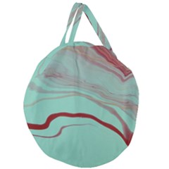 Floating Away Giant Round Zipper Tote by WILLBIRDWELL