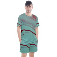 Floating Away Men s Mesh Tee And Shorts Set