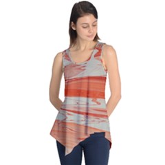 Orange Swirl Sleeveless Tunic by WILLBIRDWELL