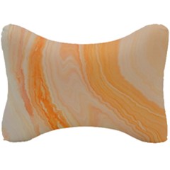 Orange Seat Head Rest Cushion