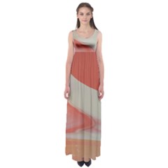 Martian Snow Empire Waist Maxi Dress by WILLBIRDWELL