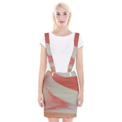 Martian Snow Braces Suspender Skirt by WILLBIRDWELL