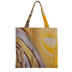 Yellow Jungle Zipper Grocery Tote Bag by WILLBIRDWELL