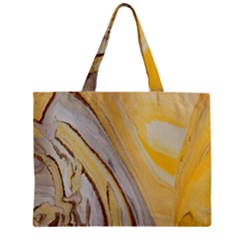 Yellow Jungle Zipper Mini Tote Bag by WILLBIRDWELL