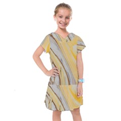 Yellow Jungle Kids  Drop Waist Dress by WILLBIRDWELL