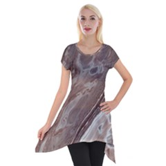 Mud Short Sleeve Side Drop Tunic by WILLBIRDWELL