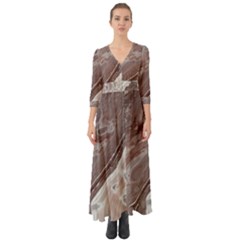 Mud Button Up Boho Maxi Dress by WILLBIRDWELL