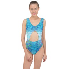 Hearts Colors Center Cut Out Swimsuit by LoolyElzayat