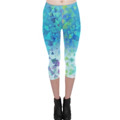 Hearts Colors Capri Leggings  by LoolyElzayat