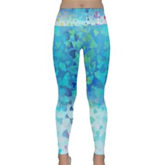 Hearts Colors Lightweight Velour Classic Yoga Leggings by LoolyElzayat