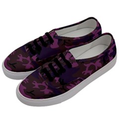 Camouflage Violet Men s Classic Low Top Sneakers by snowwhitegirl