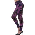 Camouflage Violet Lightweight Velour Leggings View3