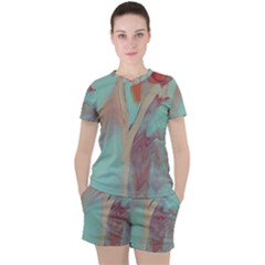 Spaceway Women s Tee And Shorts Set