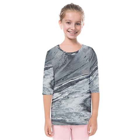 Edge Of A Black Hole Kids  Quarter Sleeve Raglan Tee by WILLBIRDWELL