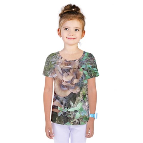 Abstract Of Mushroom Kids  One Piece Tee by canvasngiftshop