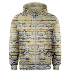 Blue Jean On Gold Seamless Nature Bigger By Flipstylez Designs Men s Zipper Hoodie