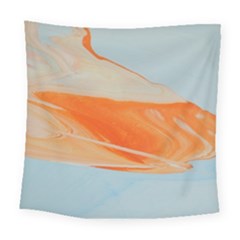 Orange And Blue Square Tapestry (large)