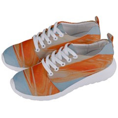 Orange And Blue Men s Lightweight Sports Shoes by WILLBIRDWELL