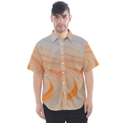 Orange And Blue 2 Men s Short Sleeve Shirt