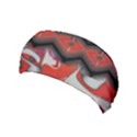 Red swirls designs by FlipStylez Designs Yoga Headband View1