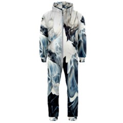 Flower 2 Hooded Jumpsuit (men)  by WILLBIRDWELL