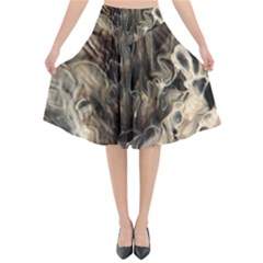 Orchid Flared Midi Skirt by WILLBIRDWELL